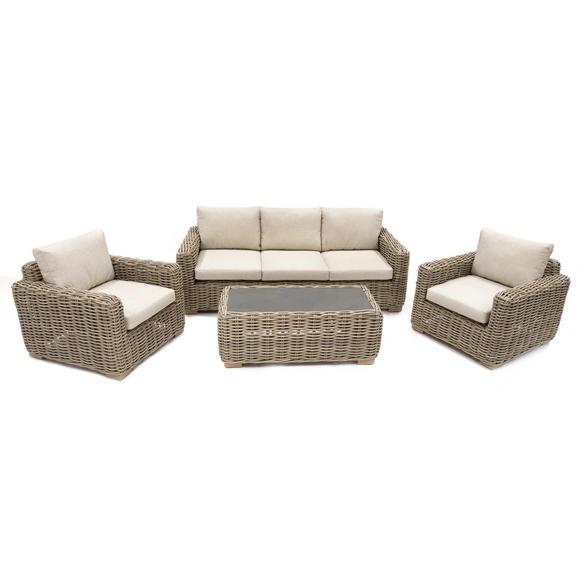 Loungeset »Luxus«, 5 Sitzplätze, Aluminium, inkl. Auflagen