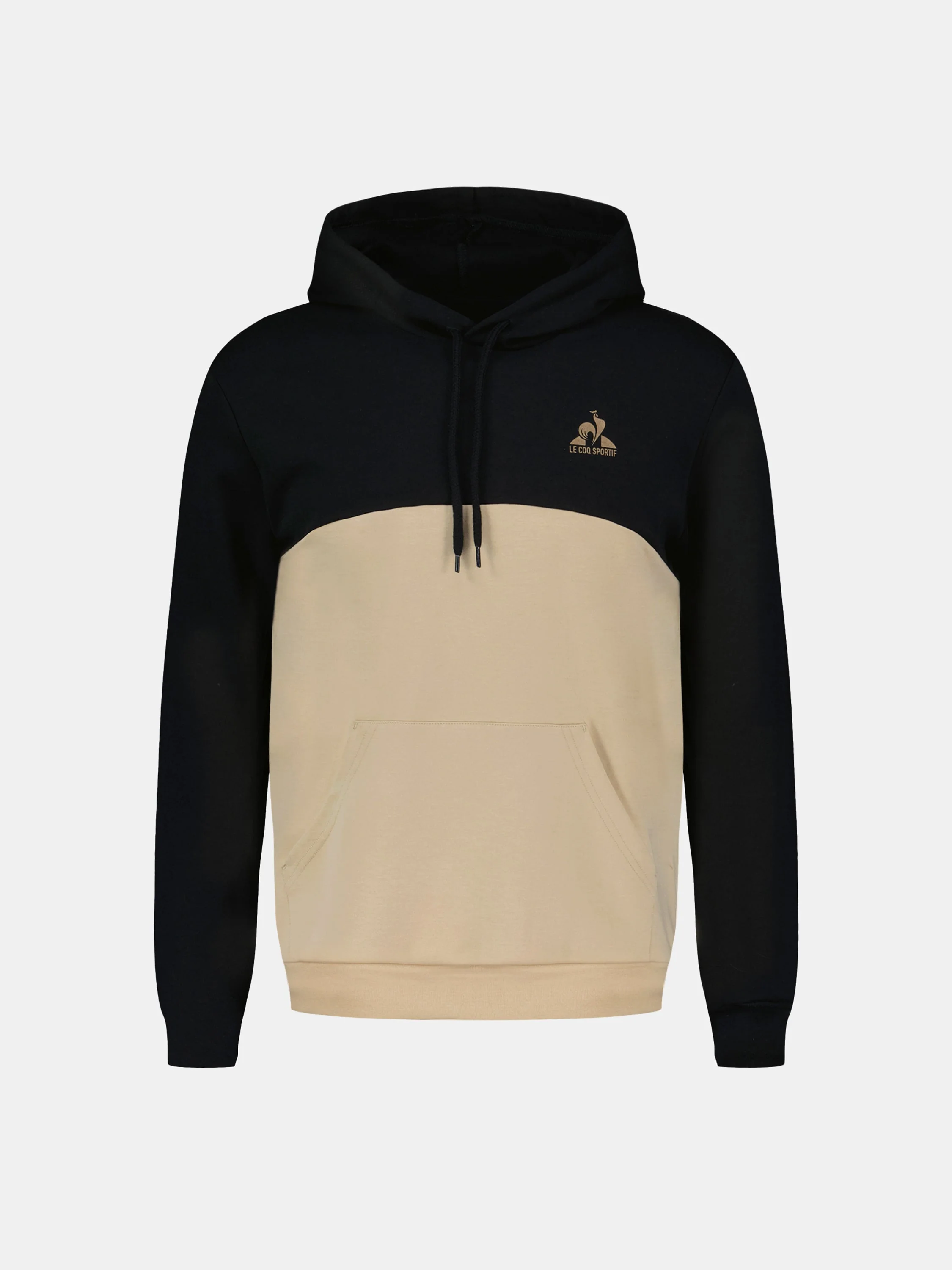 Sweatshirt à capuche colorblock double face