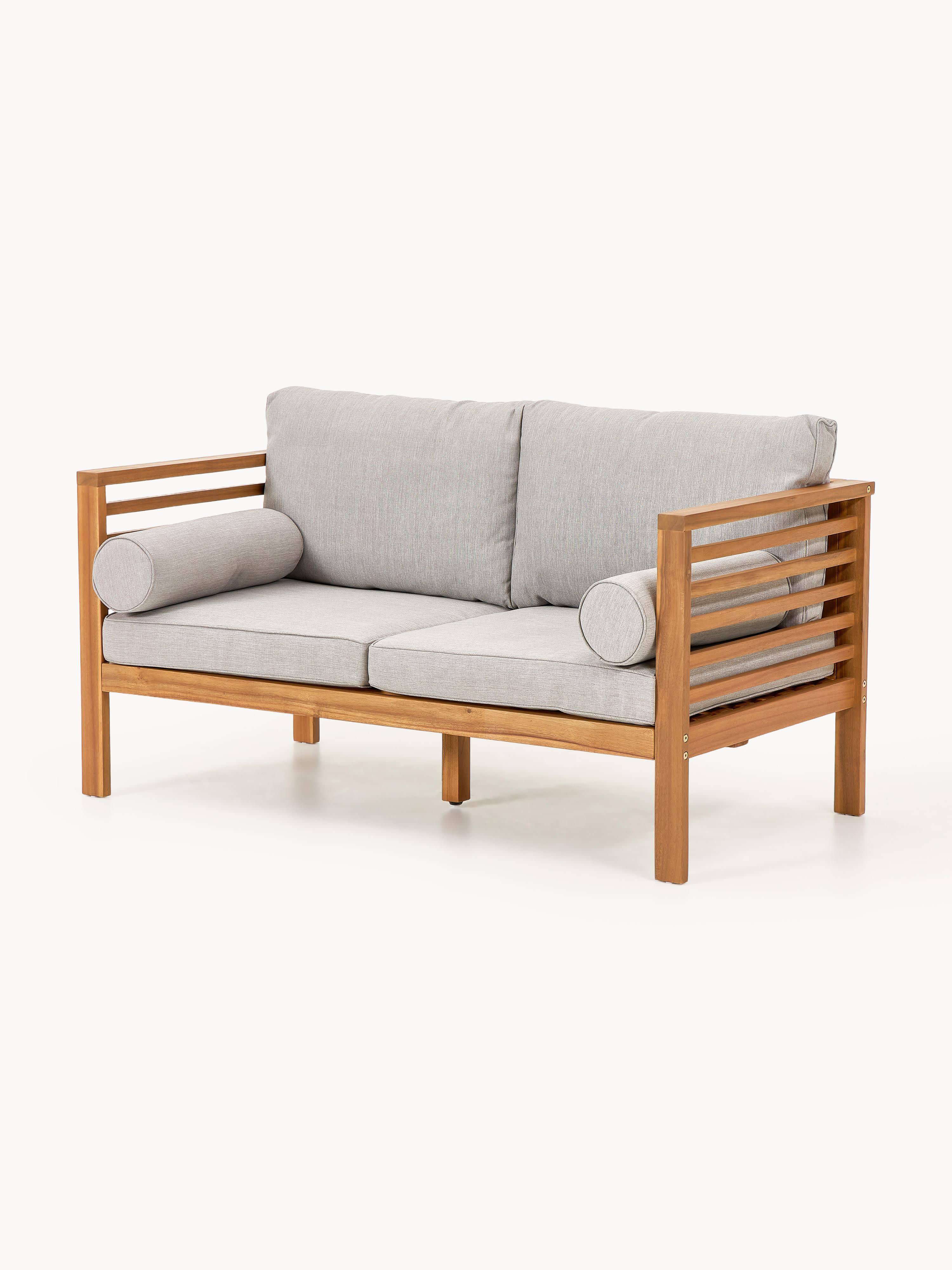 Garten-Loungesofa Bo (2-Sitzer) aus Akazienholz