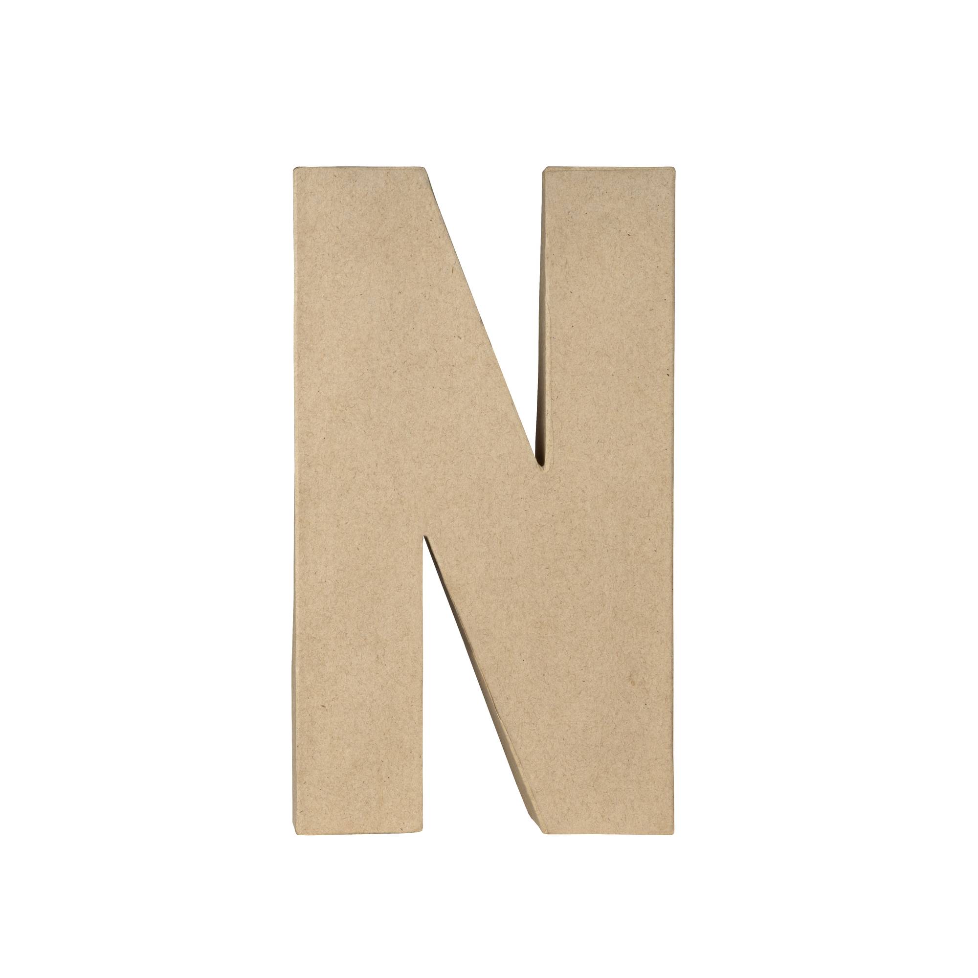 Mache Letter N 20cm
