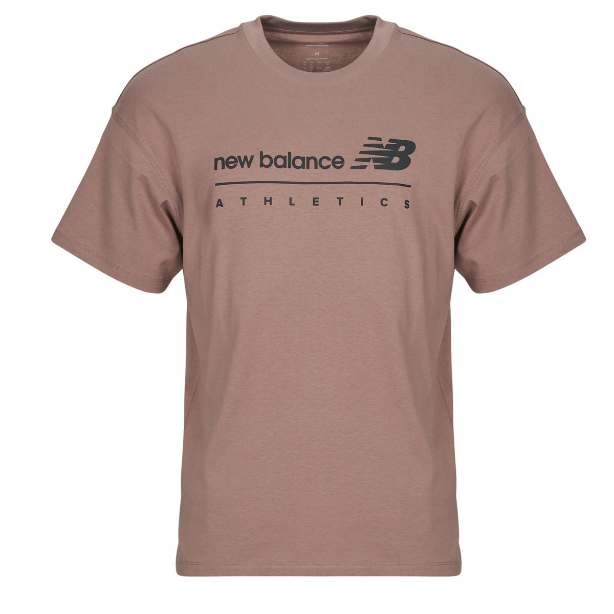 New Balance - LINEAR GRAPHIC T-SHIRT - Taupe