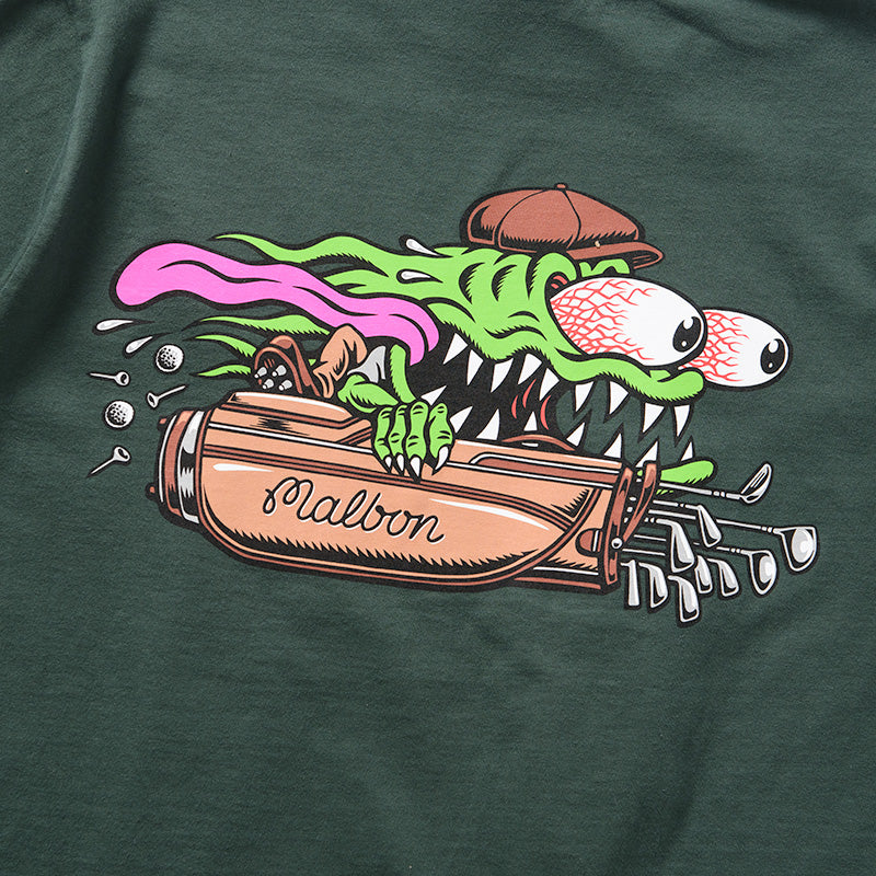 Malbon Golf x Santa Cruz Bermuda Slasher Tee - Green