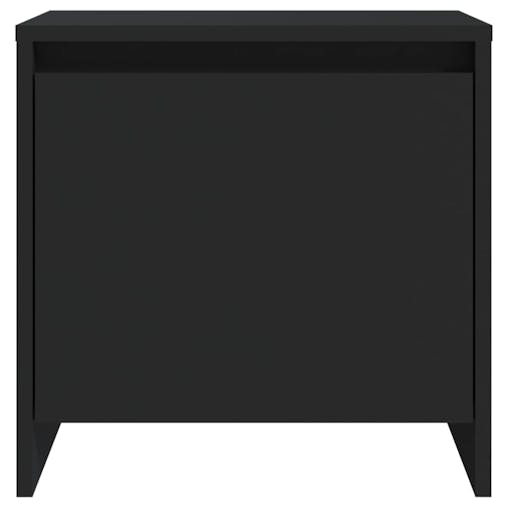 NNEVL Bedside Cabinets 2 pcs Black 45x34x44.5 cm Chipboard