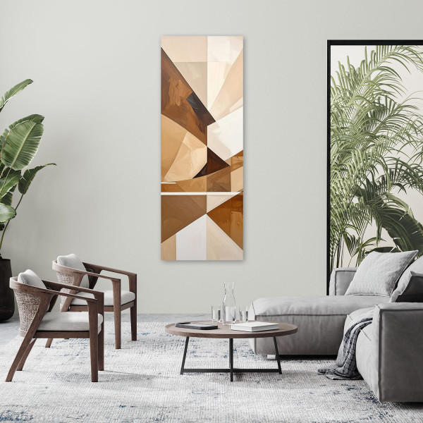 Obraz do salonu sypialni kuchni, Kształy Figury Geometryczna 30x90