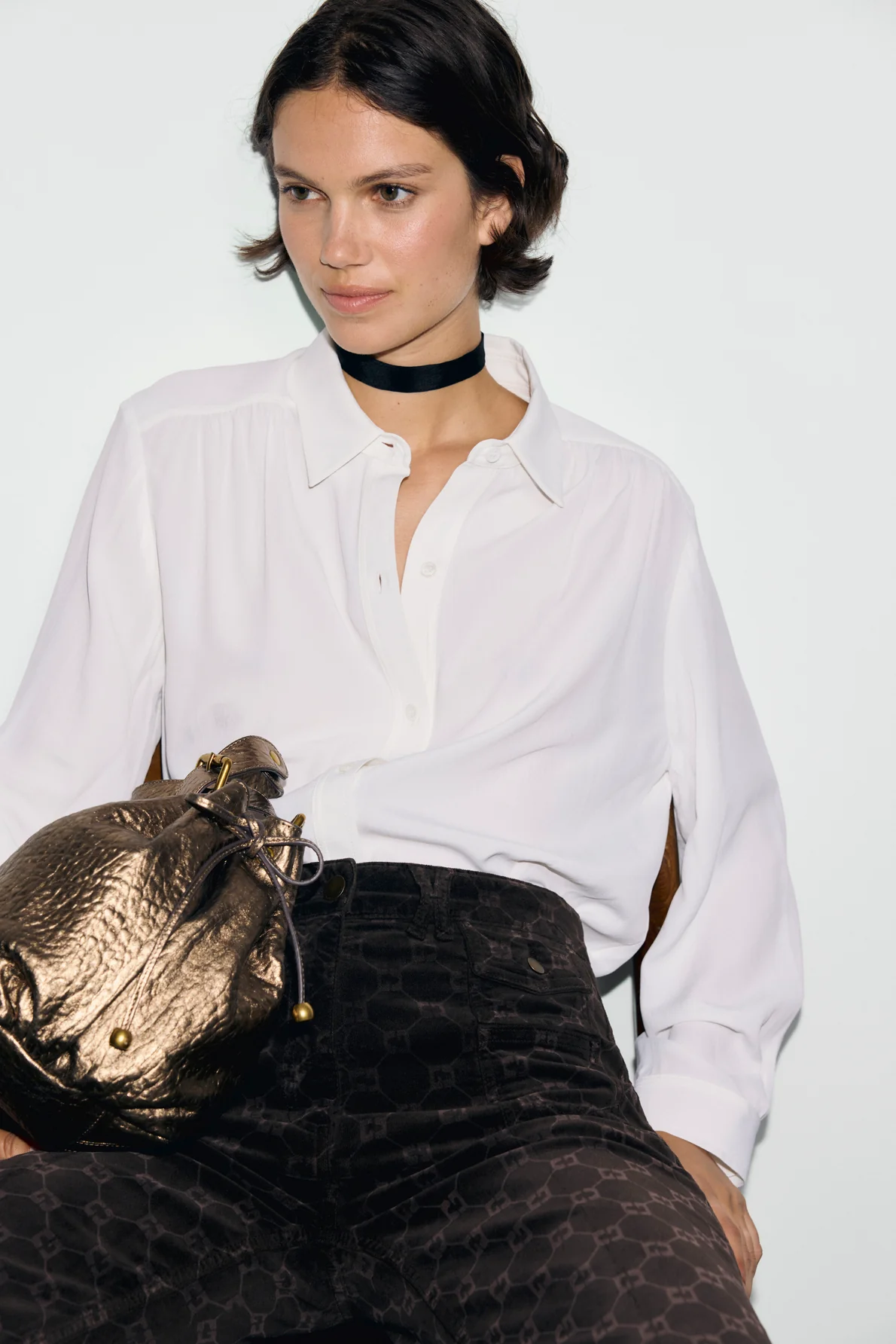 Chemise fluide à plis - LILIE