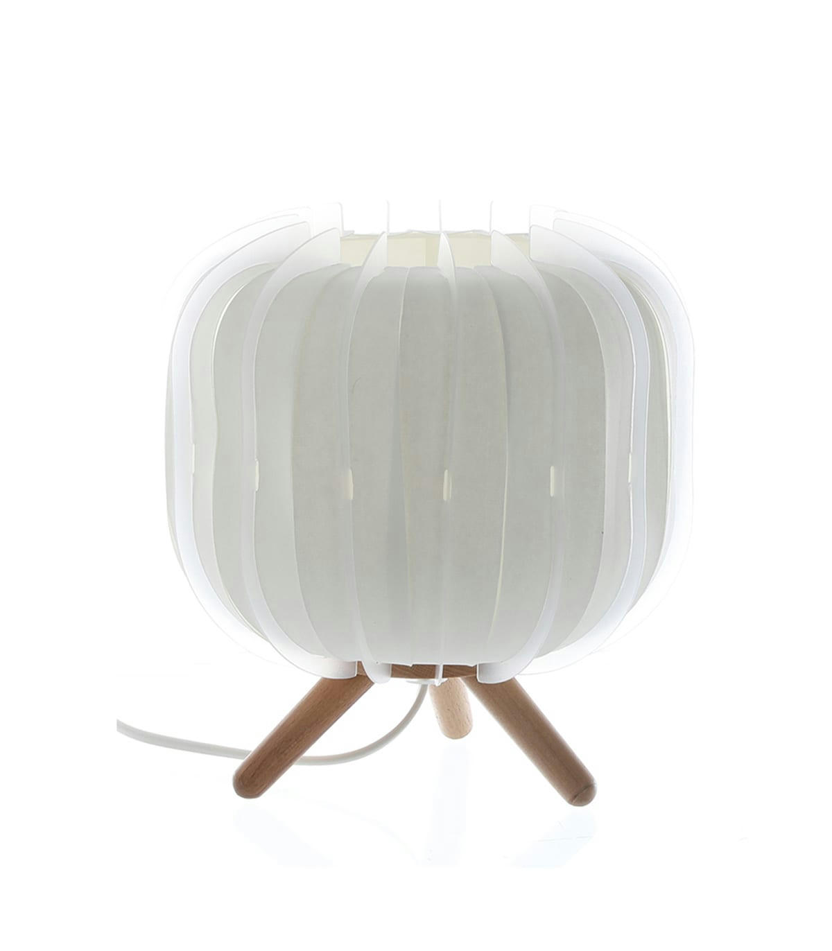 KLARA - Lampe en polypropylène blanc h.20 cm