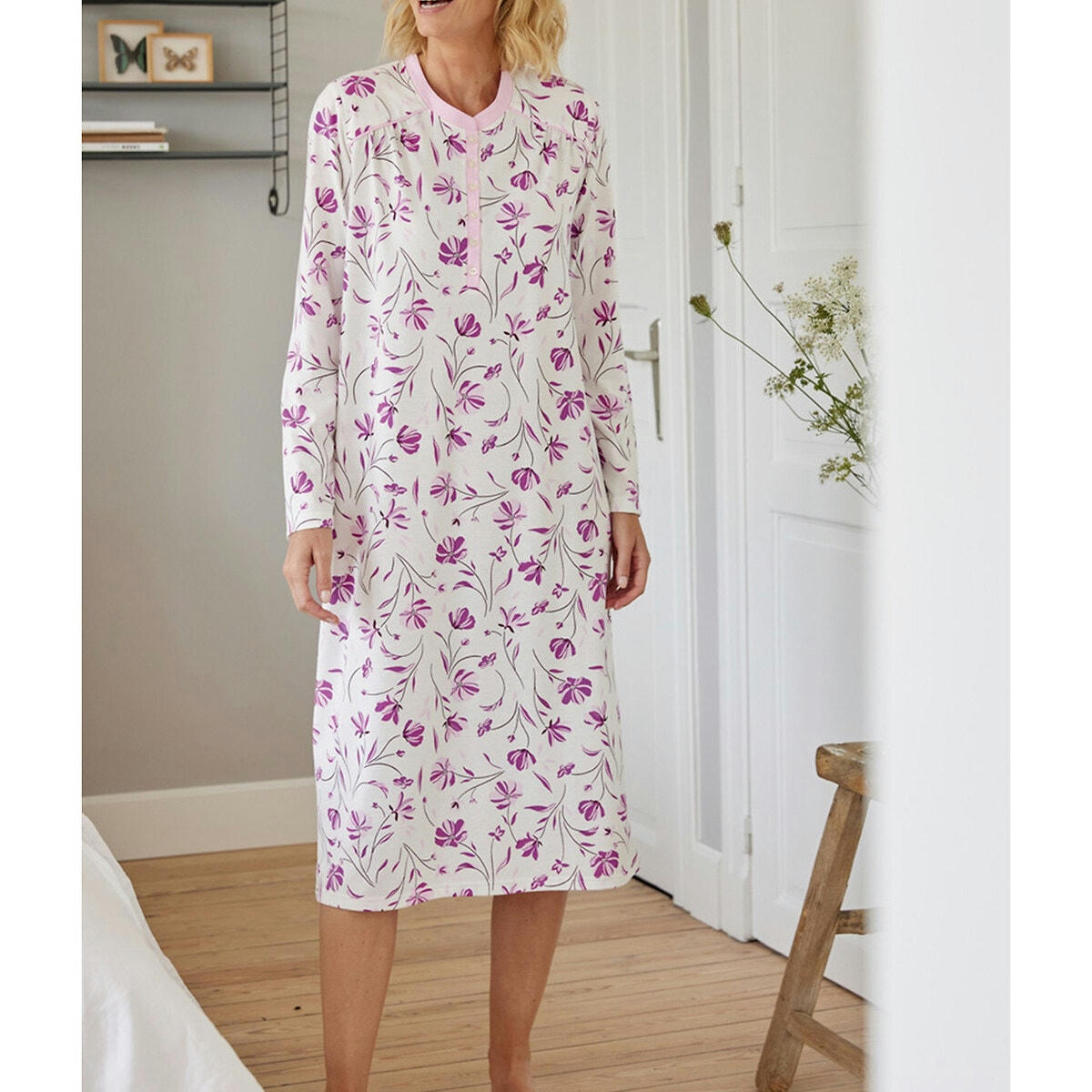 Chemise de nuit manches longues Thermolactyl