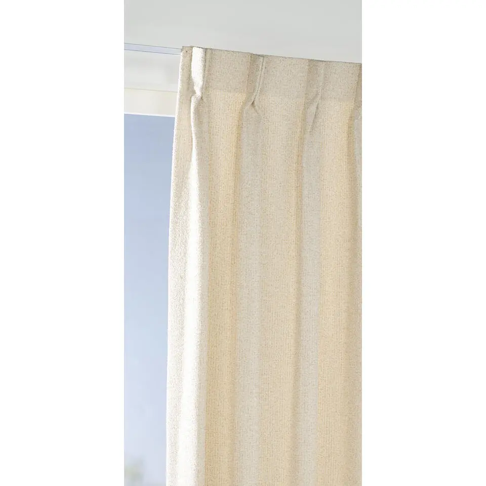 Gordijnstof Borneo lichtdoorlatend kamerhoog - beige