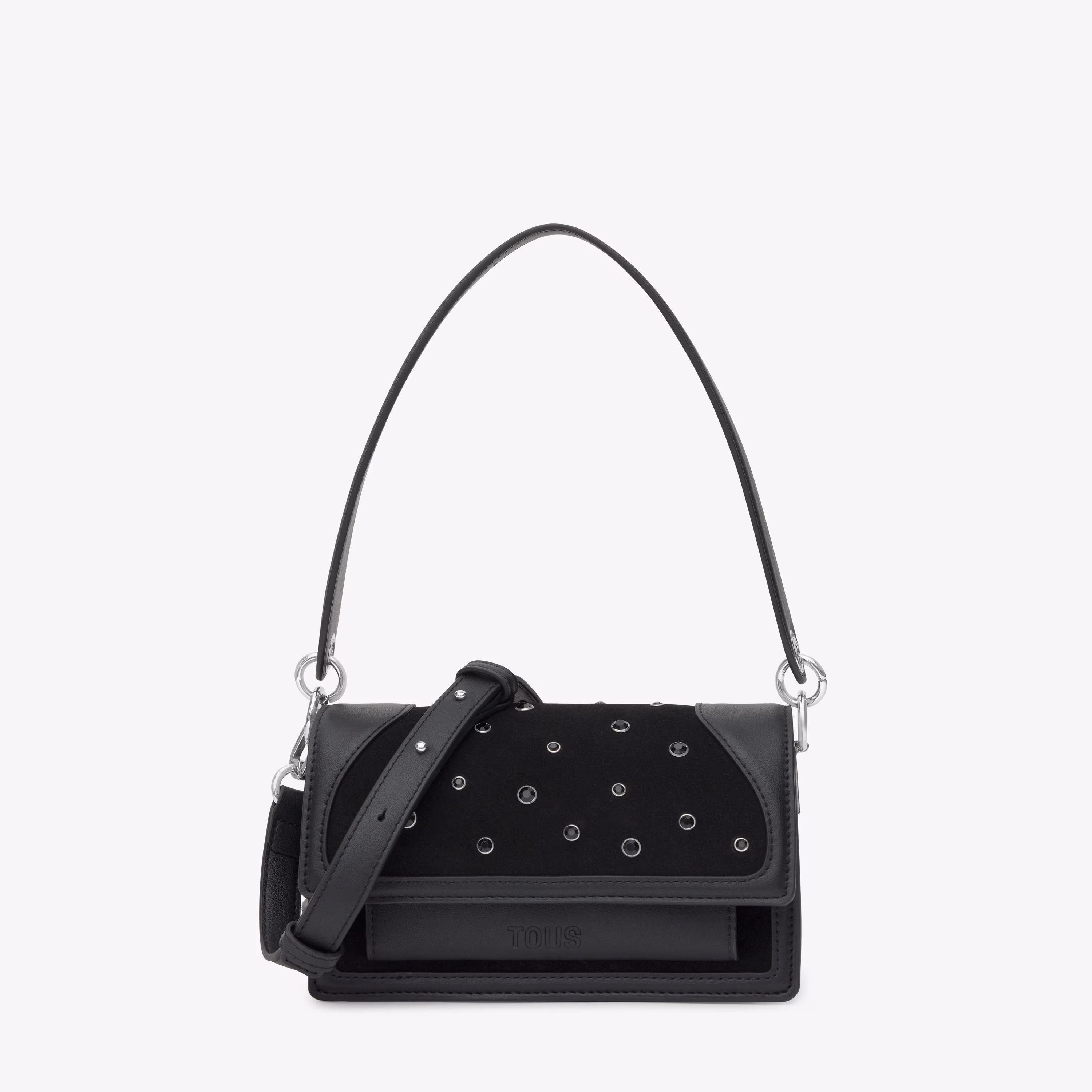 Bandolera pequeña negro Audree Strass