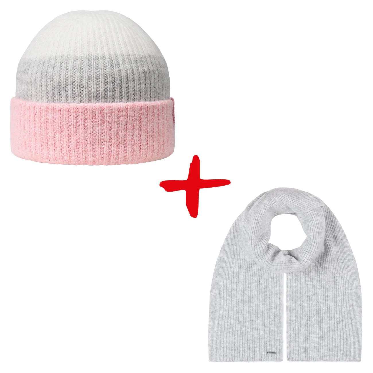 Bundle: Highbeanie Dollberg + Schal Weilsberg