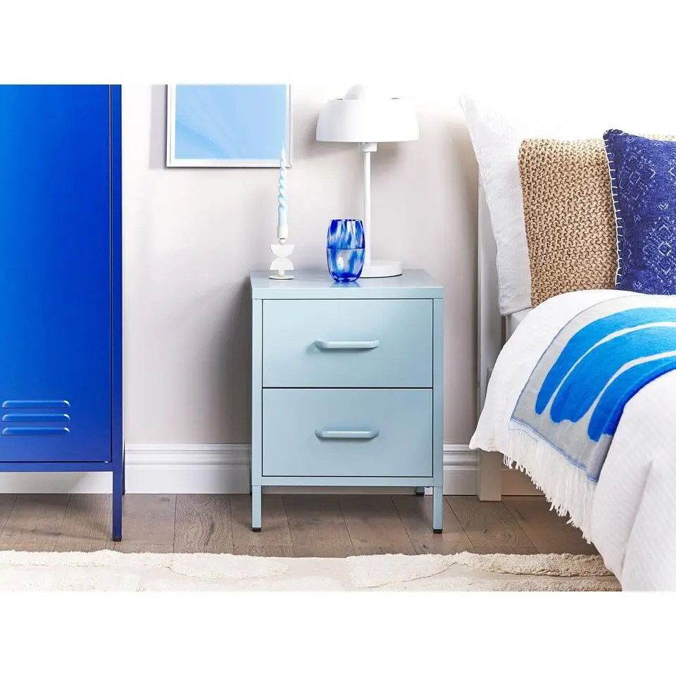 MALAVI - Kantoorkast - Blauw - Staal