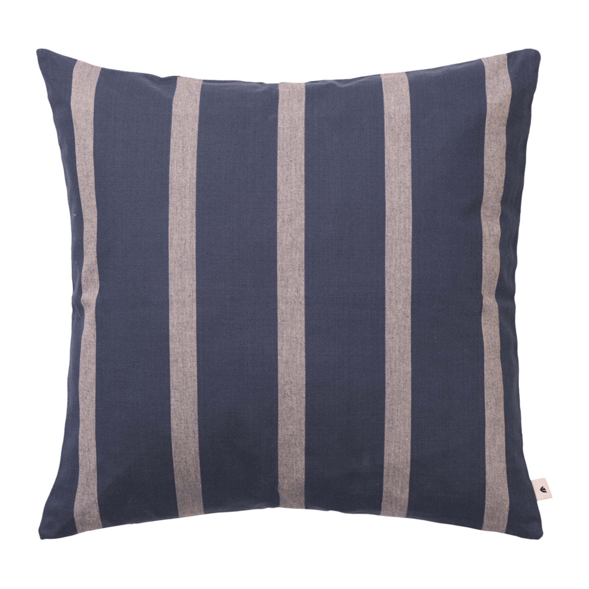 Ferm Living Strand Outdoor Sierkussen - Indigo Blue / Parchment