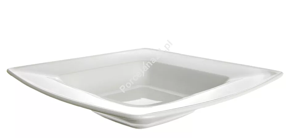 Talerz głeboki 21 cm Lubiana - Victoria biała (nr 2719)