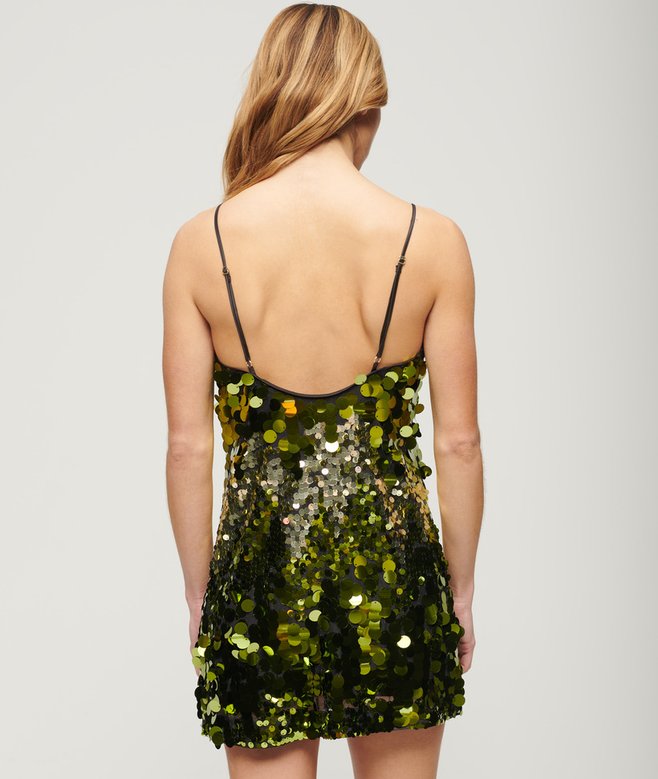 Disco Sequin Mini Dress