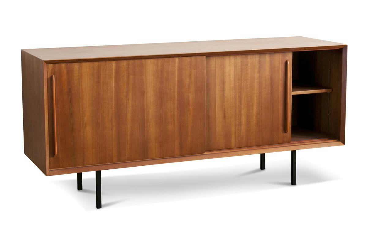 HENRIK - Buffet scandinave en bois marron