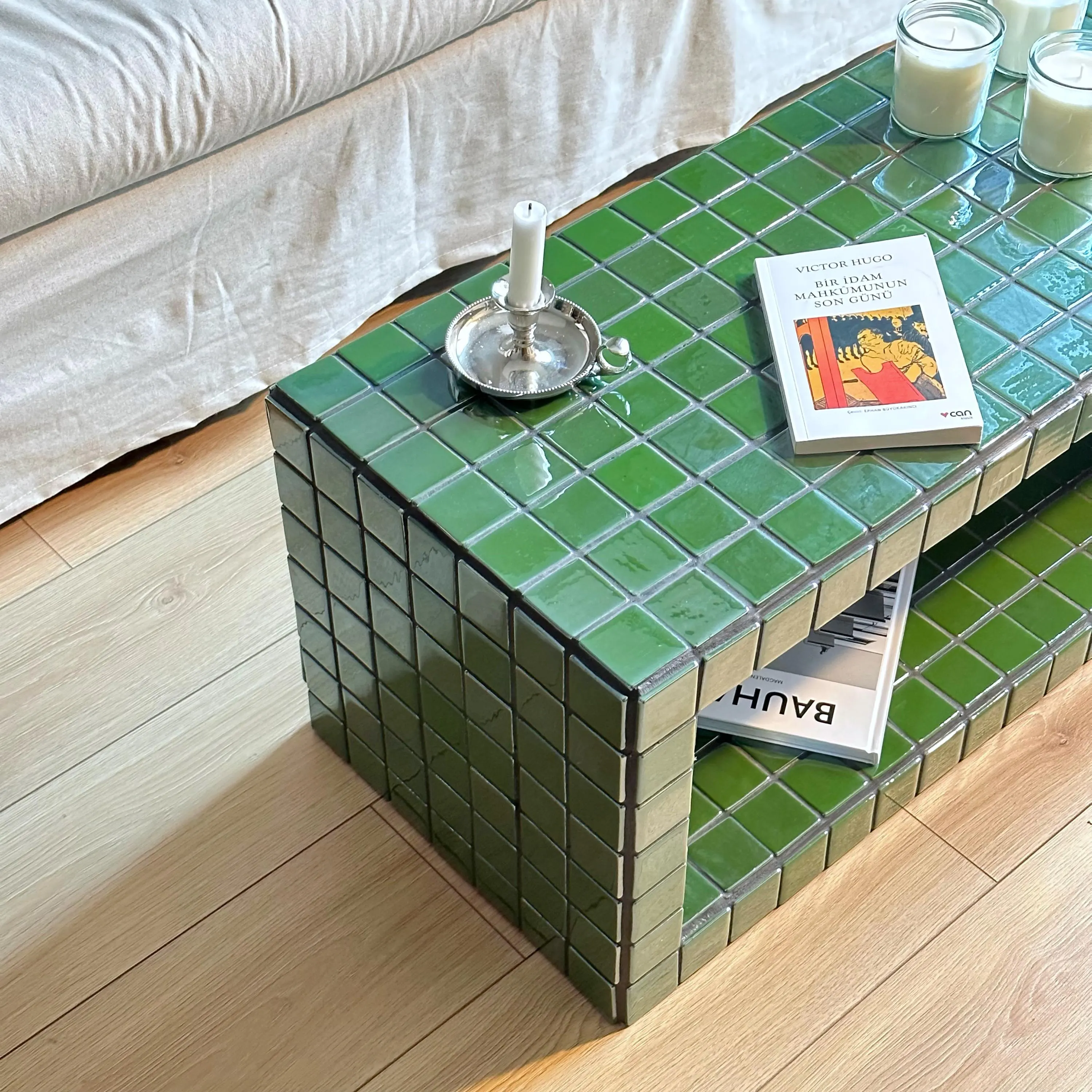 Tiled Coffee Table/Shoe Rack, Shoey M