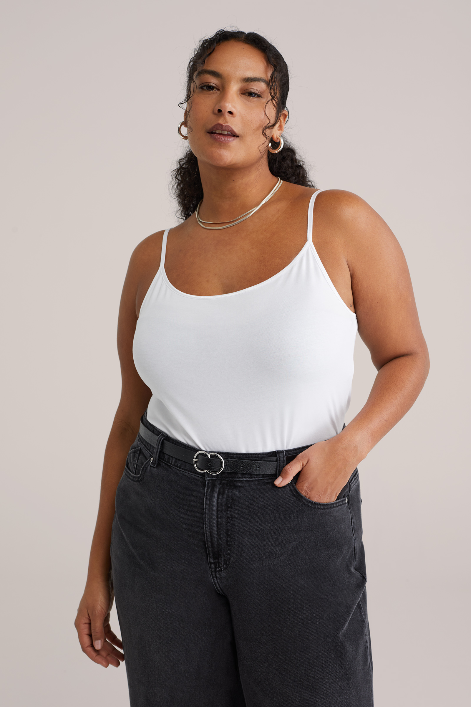 Dames singlet - Curve