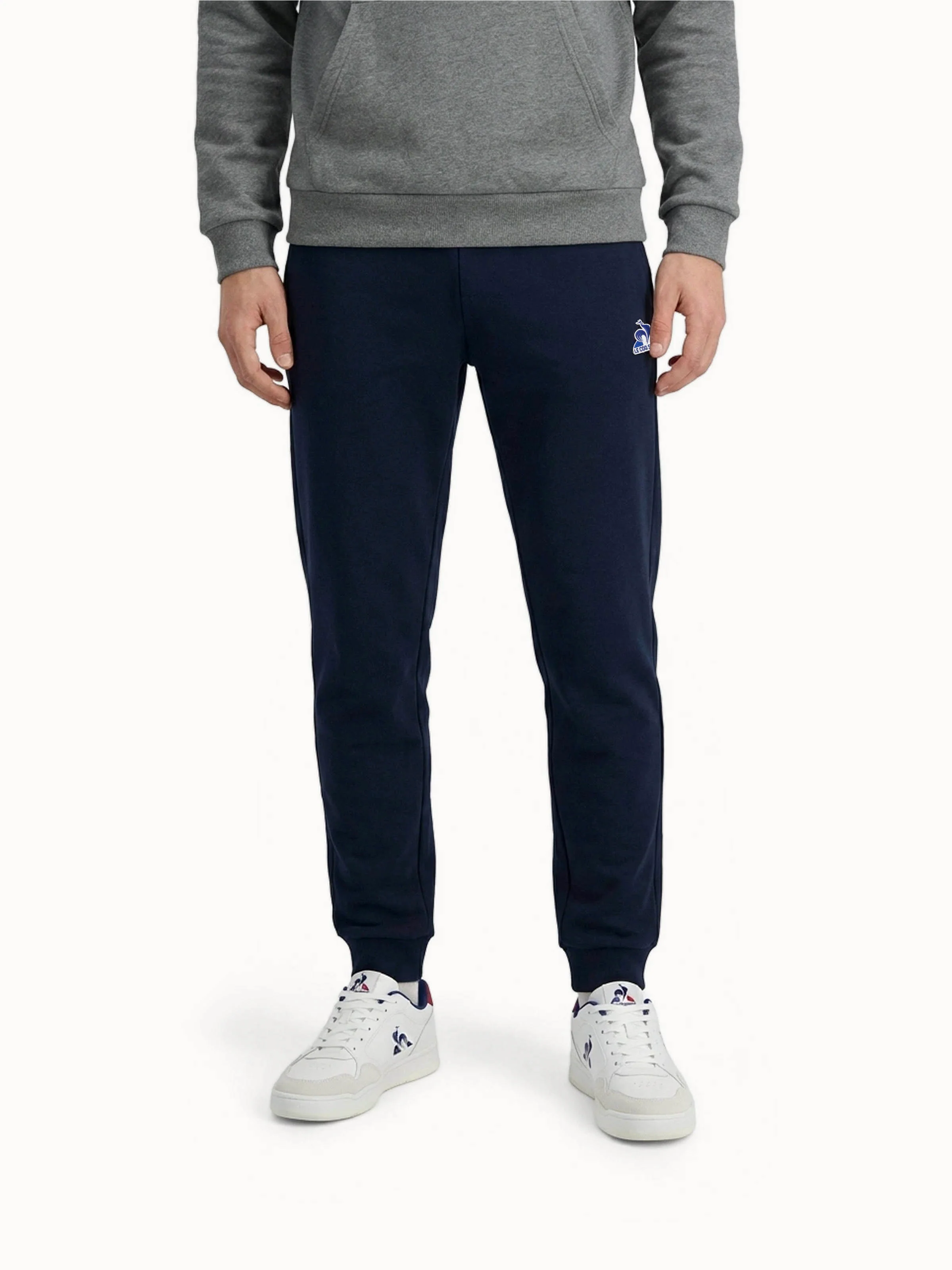 Pantalon double face avec bande tricolore