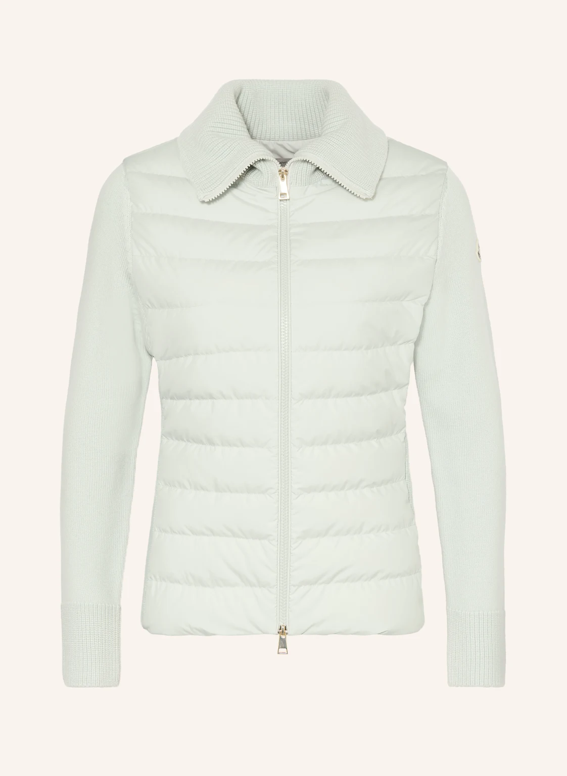 MONCLER Lightweight-Daunenjacke im Materialmix