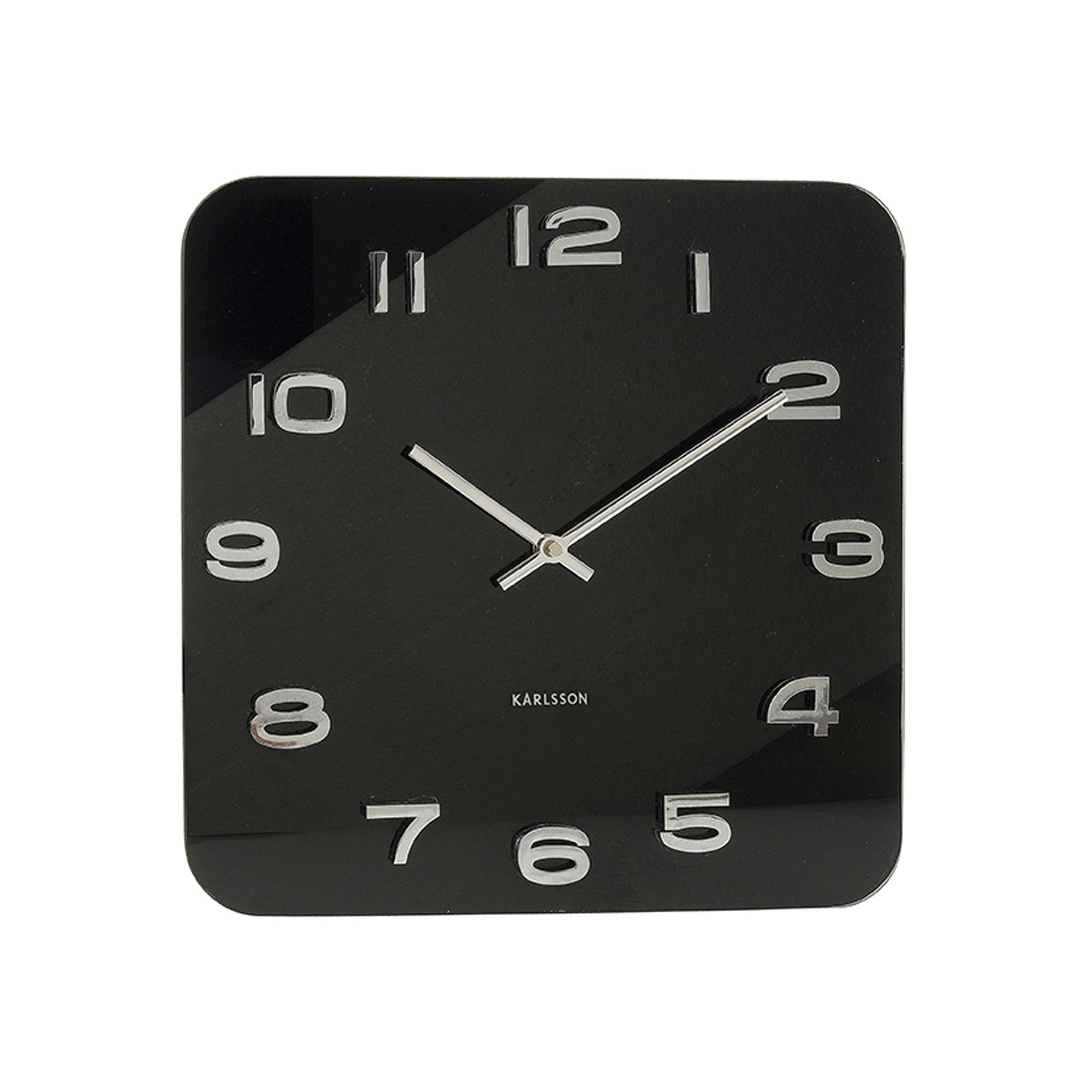 Karlsson wandklok Vintage - zwart - 4.2x35x35cm