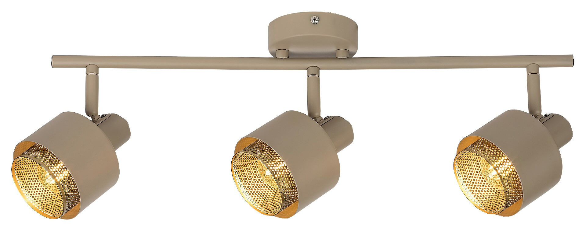 Spot listwa jasny brązowo-złoty Fedora 3xE14x12W IP20 Rabalux