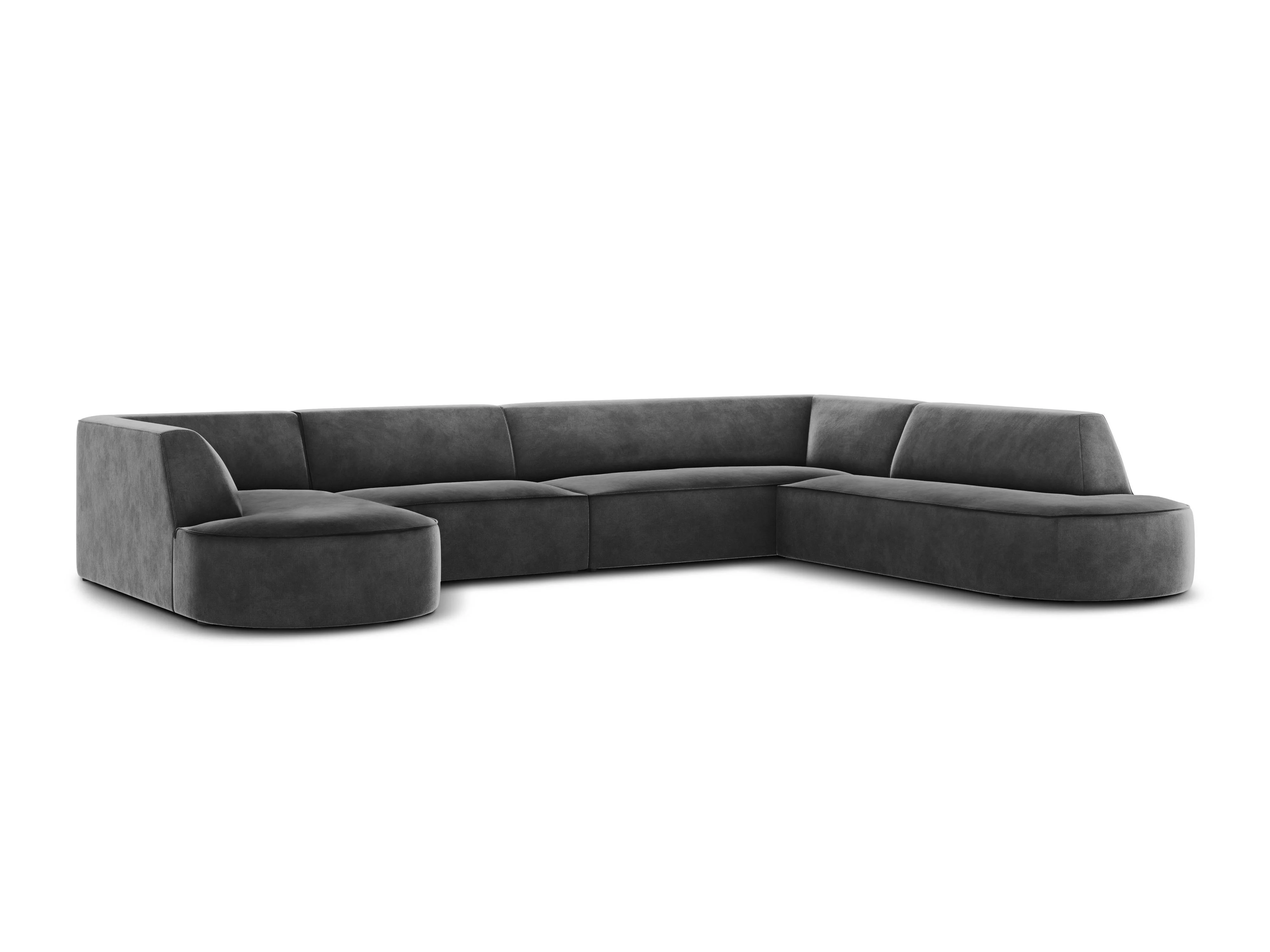 7-zits hoekbank Charles velvet rechts