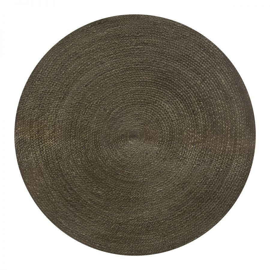 Dywan jutowy KHAKI okrągły 115 cm