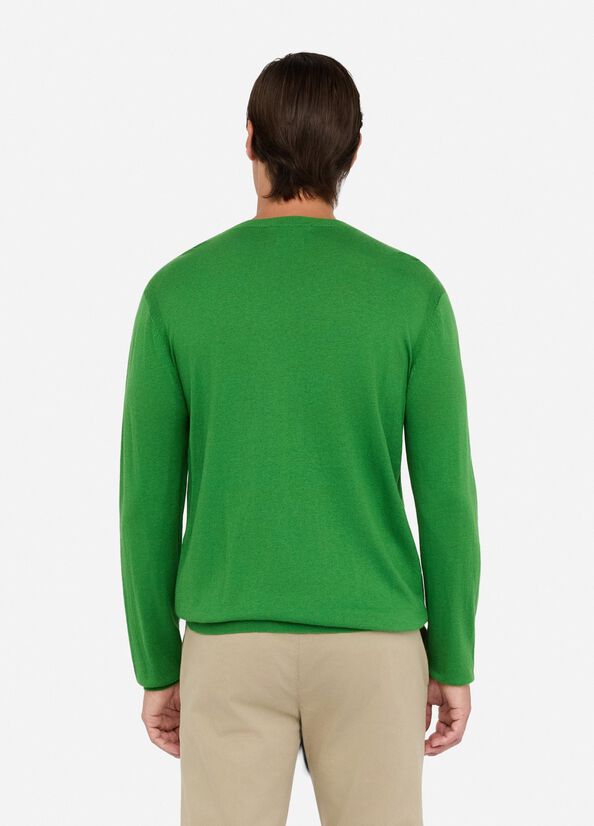 Maglia in cotone e seta