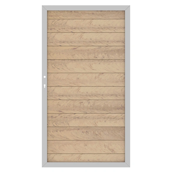 Gartenzaun »System WPC«, Holz-Polymer-Werkstoffe (WPC), sandfarben
