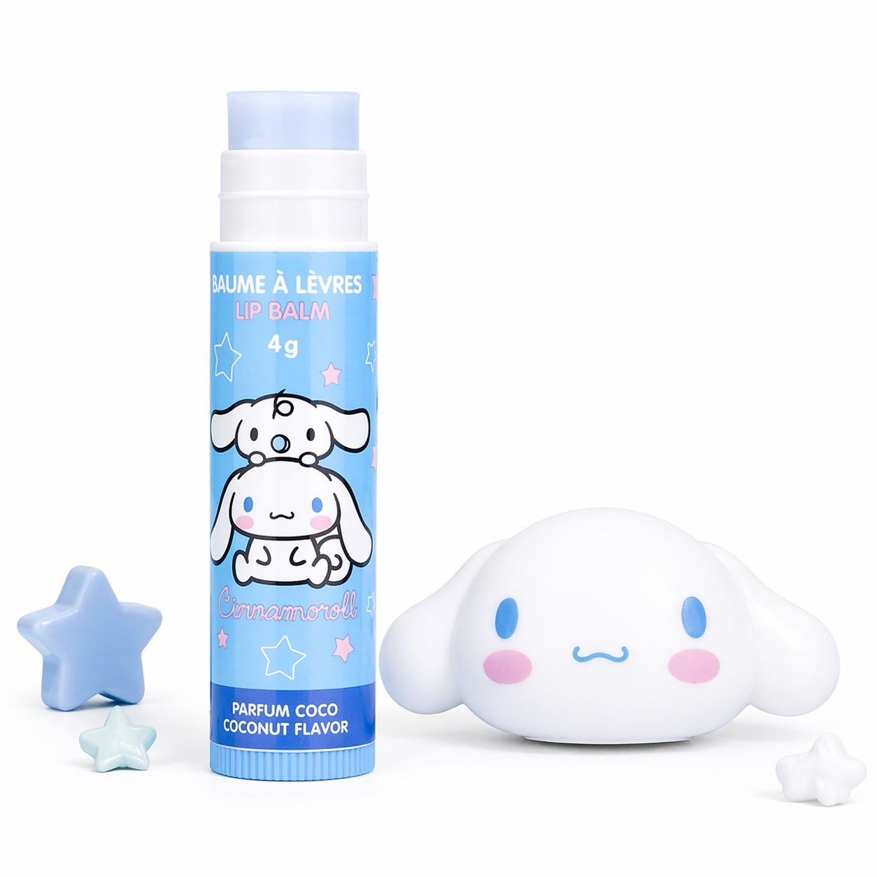 Hello Kitty Cinnamoroll Coconut Lip Balm With 3D Cap