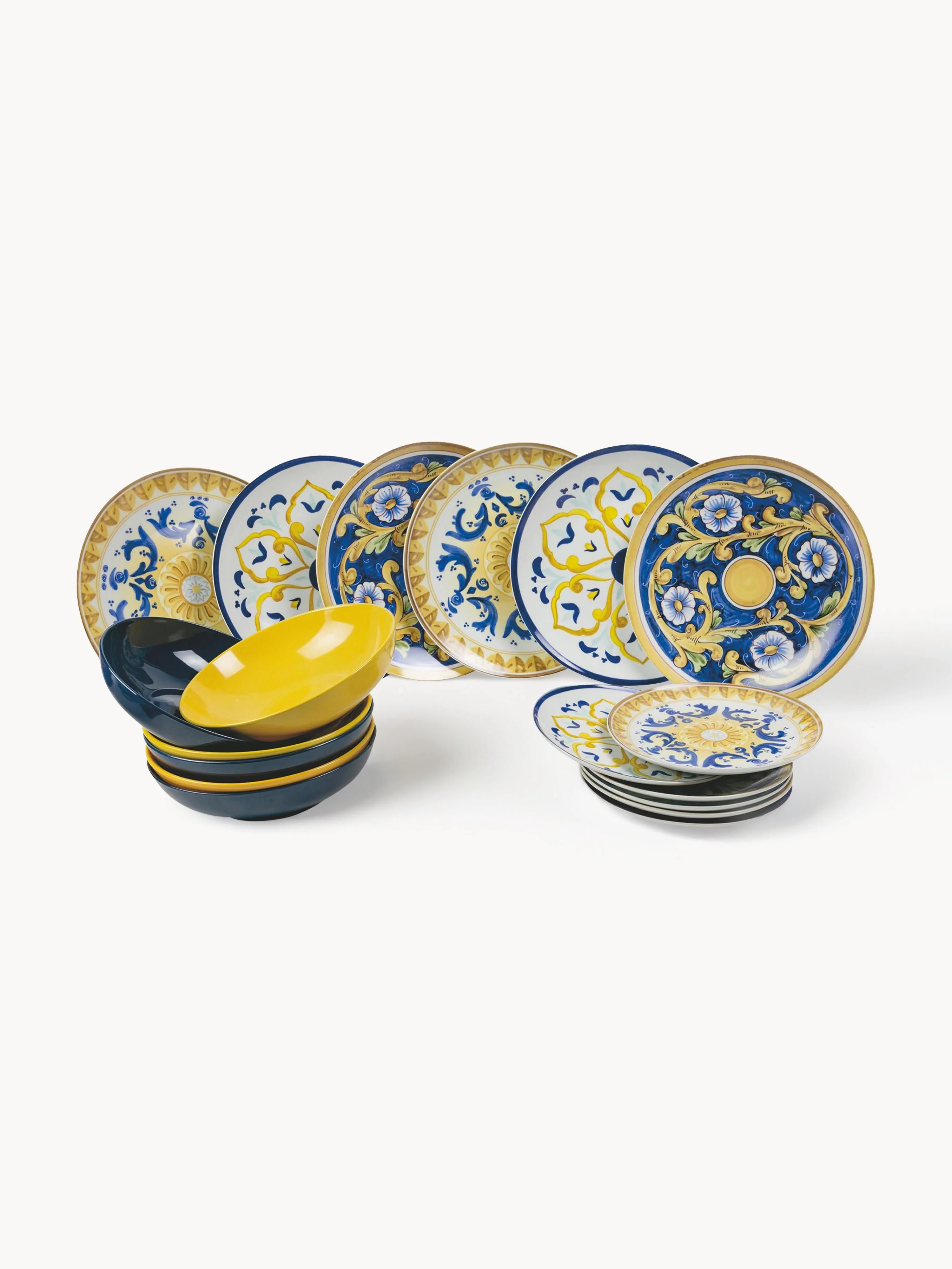 Geschirr-Set Sicilia, 6 Personen, 18er-Set