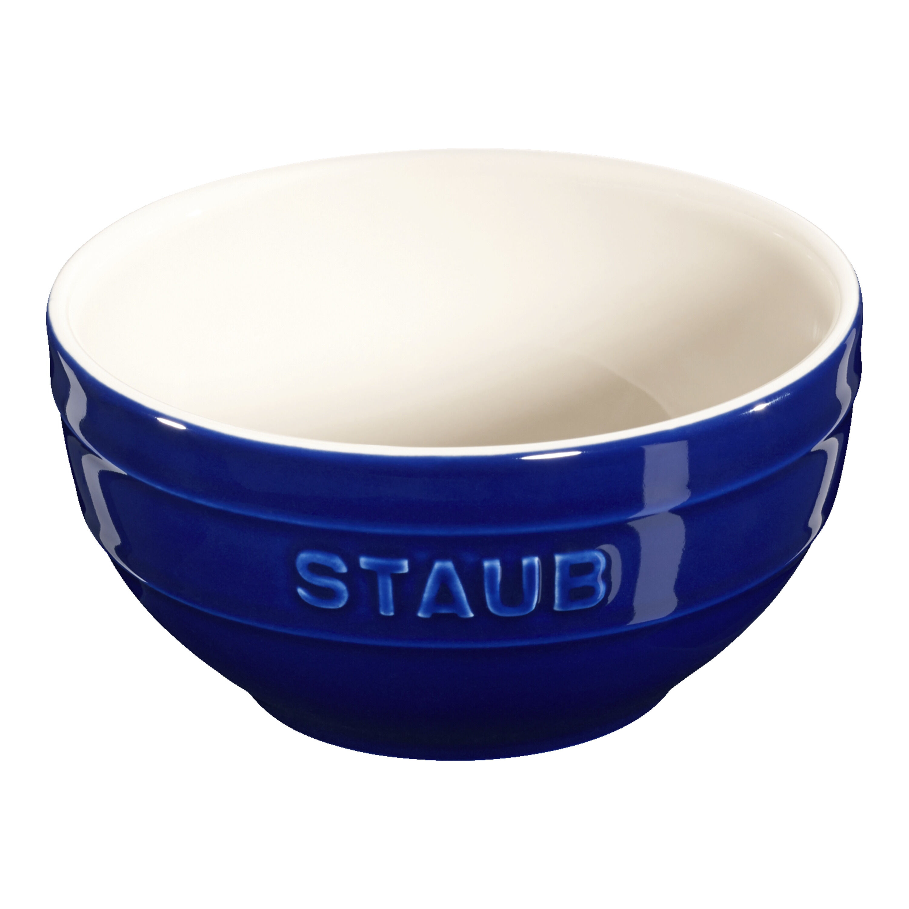 14 cm round ceramic Bowl dark-blue
