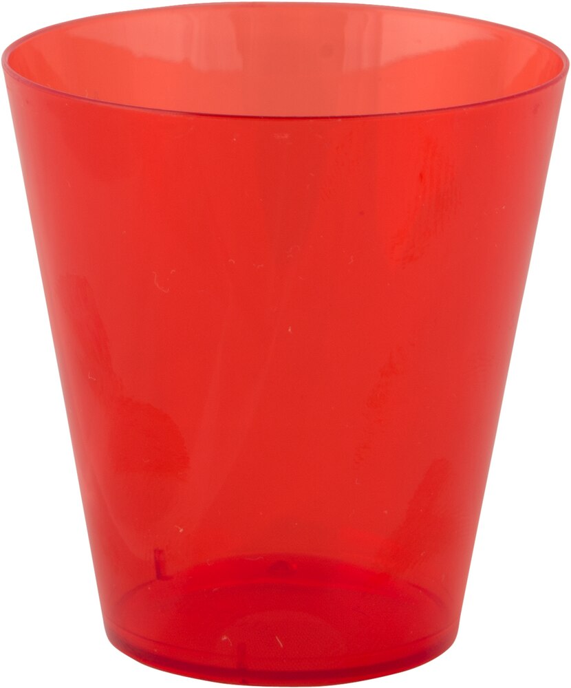 Big Party Pack Plastic Shot Glasses, Red, 1.5-oz, 100-pk, for Valentine's Day/Christmas