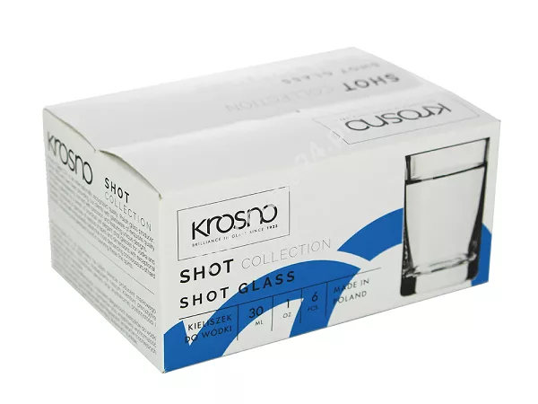 Kpl. kieliszków do wódki 30 ml (6 szt.) Krosno - Shot 44.7316-0030