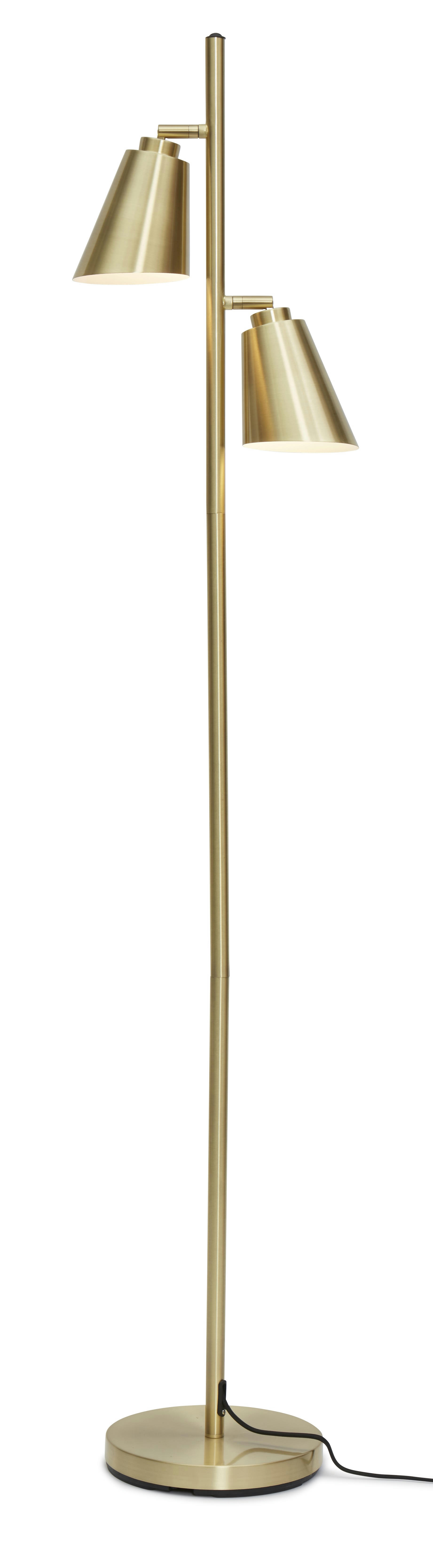 BREMEN - Lampadaire en fer  or, h. 162cm