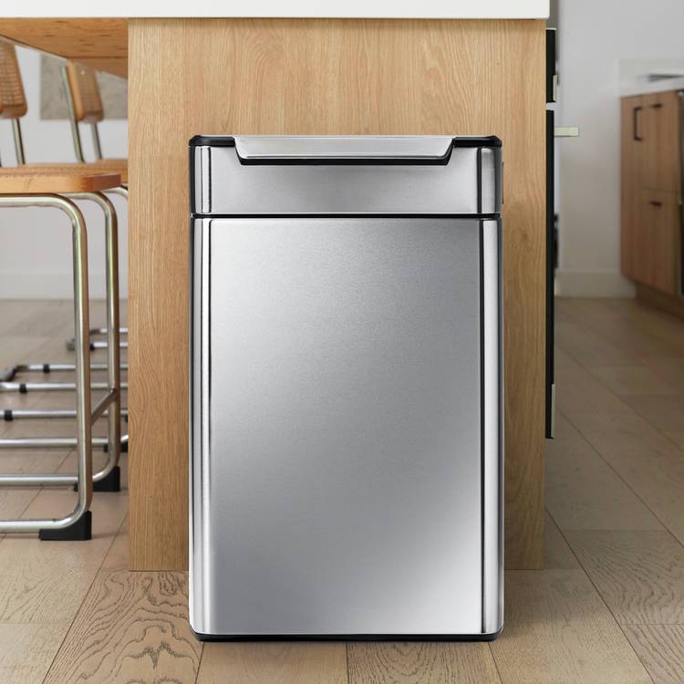 Simplehuman 48 Litre Touch-Bar Recycling Bin - S/Steel