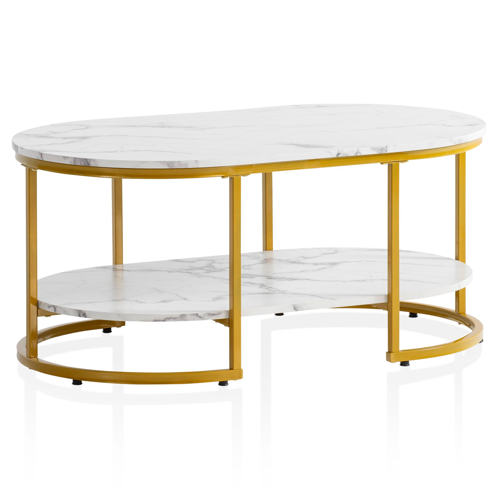 Stolik kawowy FineBuy stolik 100x60x45 cm