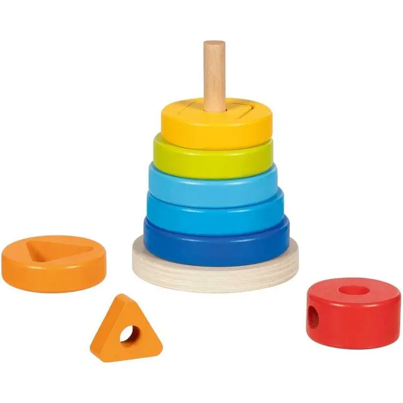 Spielset 14-teilig Formenstapelturm