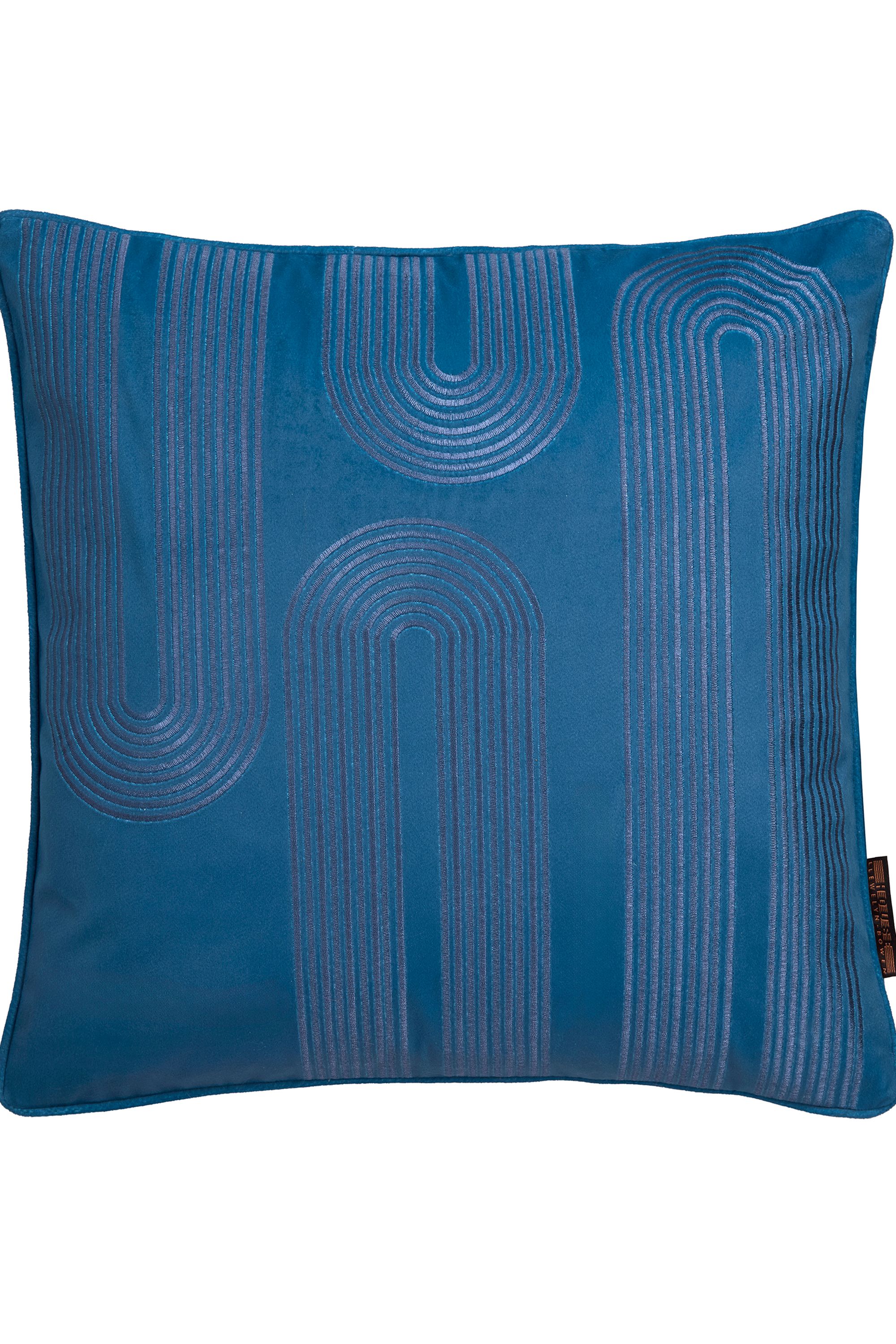 Laurence Llewelyn-Bowen Diva Embroidery' Velvet Filled Cushion
