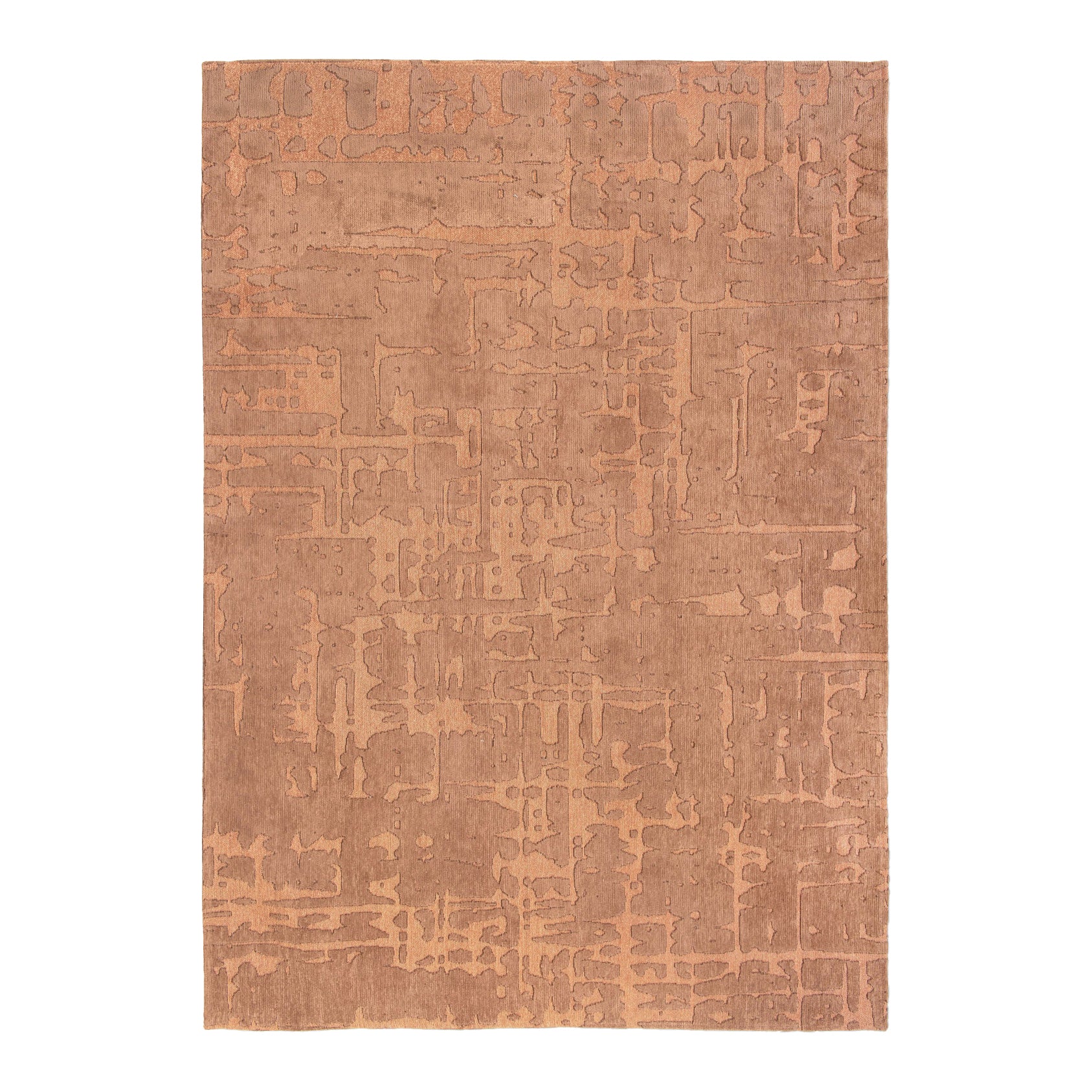 Louis de Poortere Structures Vloerkleed 80 x 150 cm - Za Copper