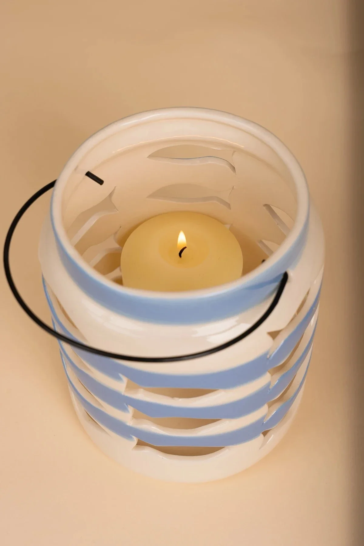 Fish Lantern Candle Holder