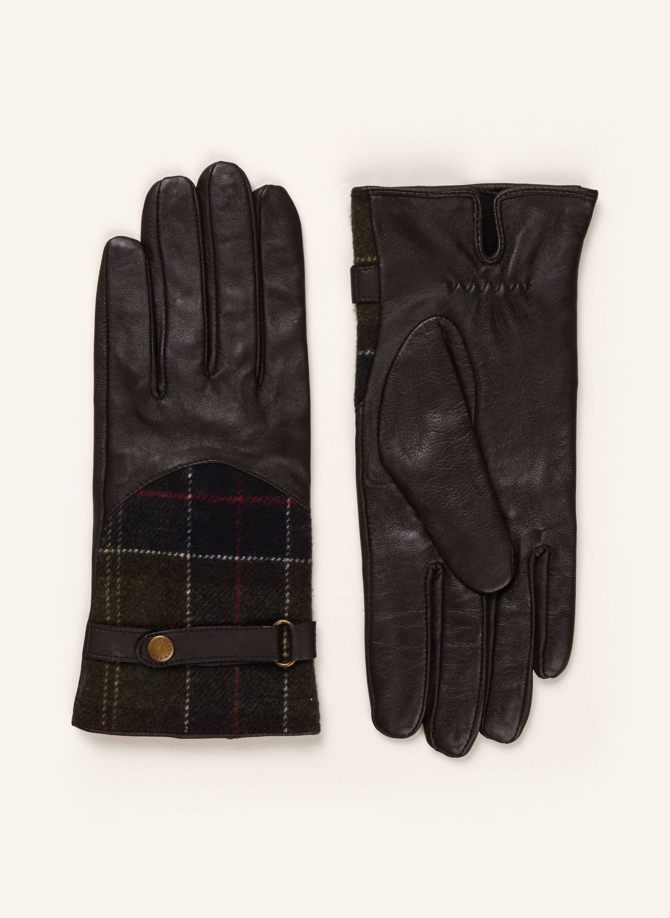 Barbour Lederhandschuhe TARTAN