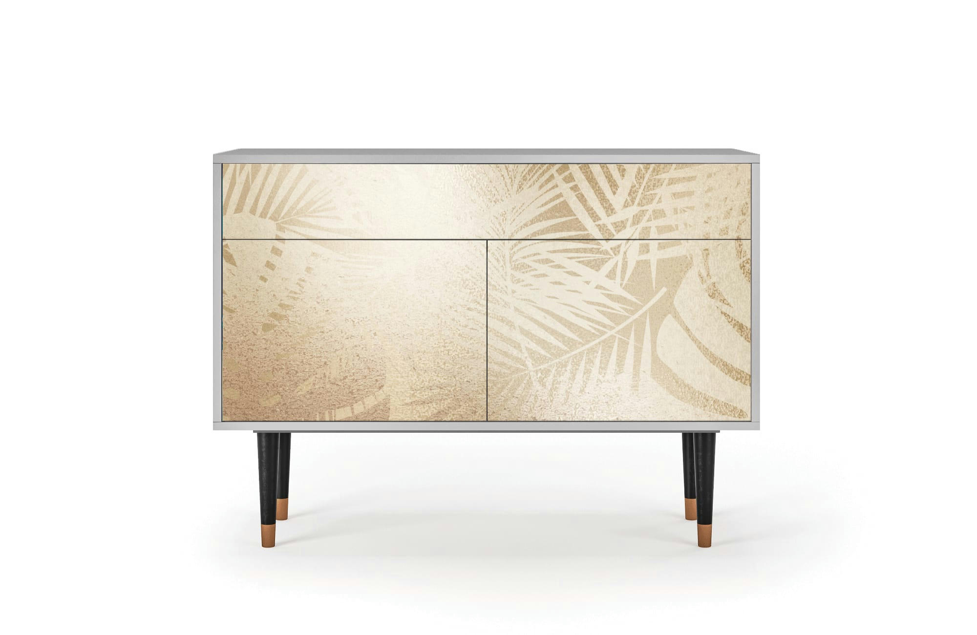 PLANT OF THE DESSERT - Buffet  sable 2 tiroirs et 2 portes L 115 cm