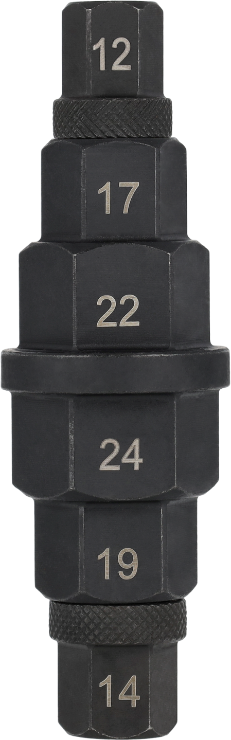 Klucz sześciokątny do osi 6w1, 12, 14, 17, 19, 22, 24mm STALCO S011348306
