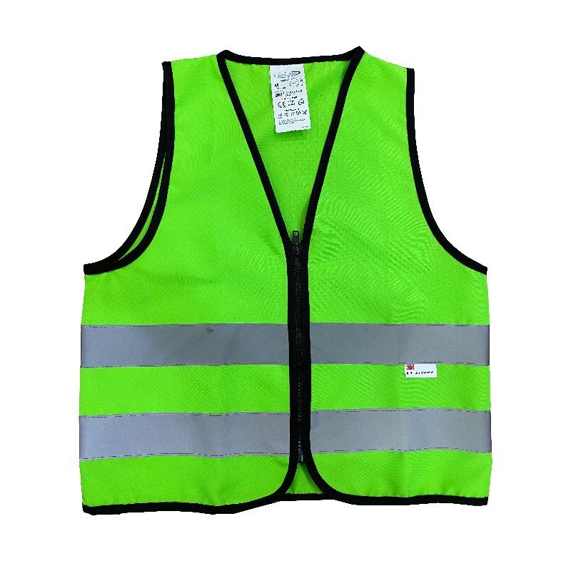Gilet de sécurité vert pour enfant 7 - 10 ans