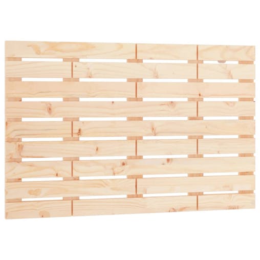 NNEVL Wall Headboard 96x3x63 cm Solid Wood Pine