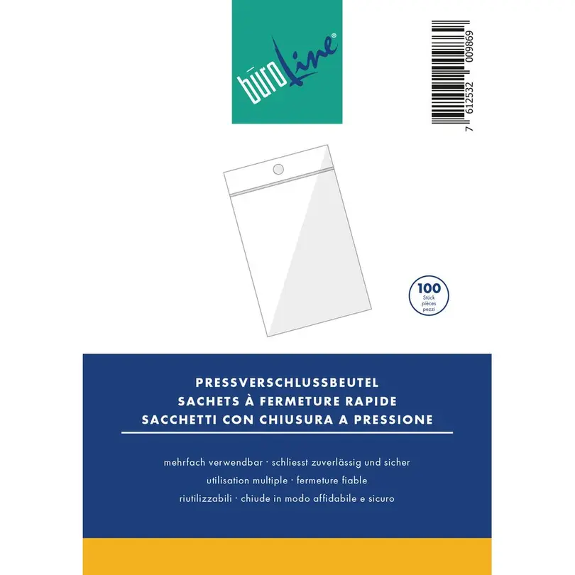 Frischhaltebeutel 100er-Set Büroline