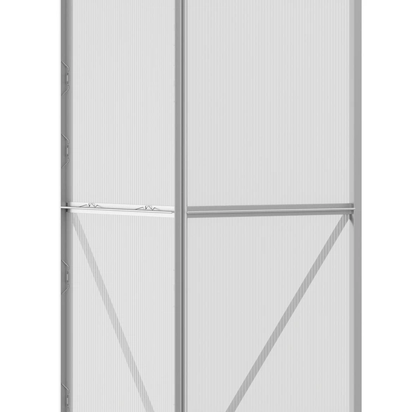 Folien-Gewächshaus, LxBxH: 192 x 68 x 196 cm
