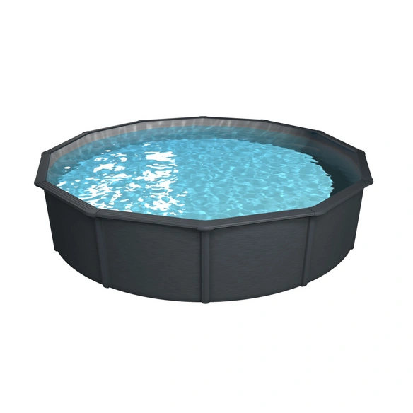Stahlwand-Pool »Nuovo de Luxe II«, Set, ØxH: 550 x 120 cm, inkl. Sicherheitsleiter