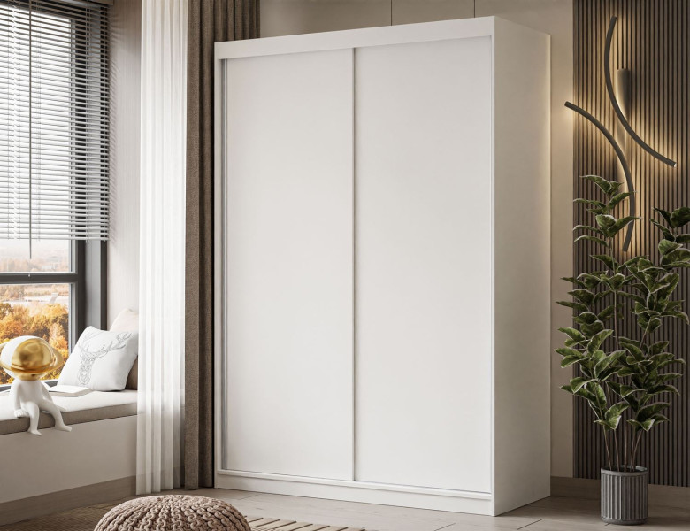 Szafa przesuwna CAMARO 150 cm biały mat